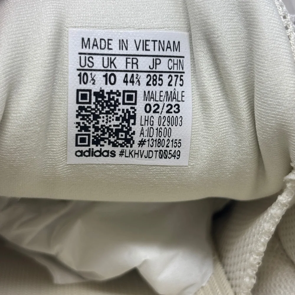 Adidas Yeezy 500 Stone Taupe Mens 10.5 Low Top Sneakers Gum Sole ID1600 NIB Read